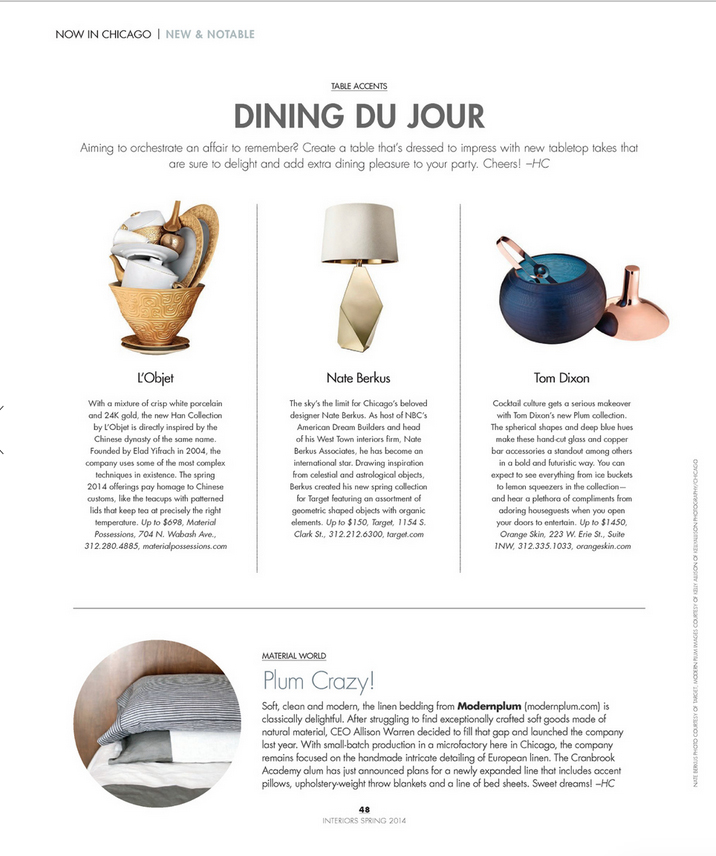 CS Interiors Spring 2014