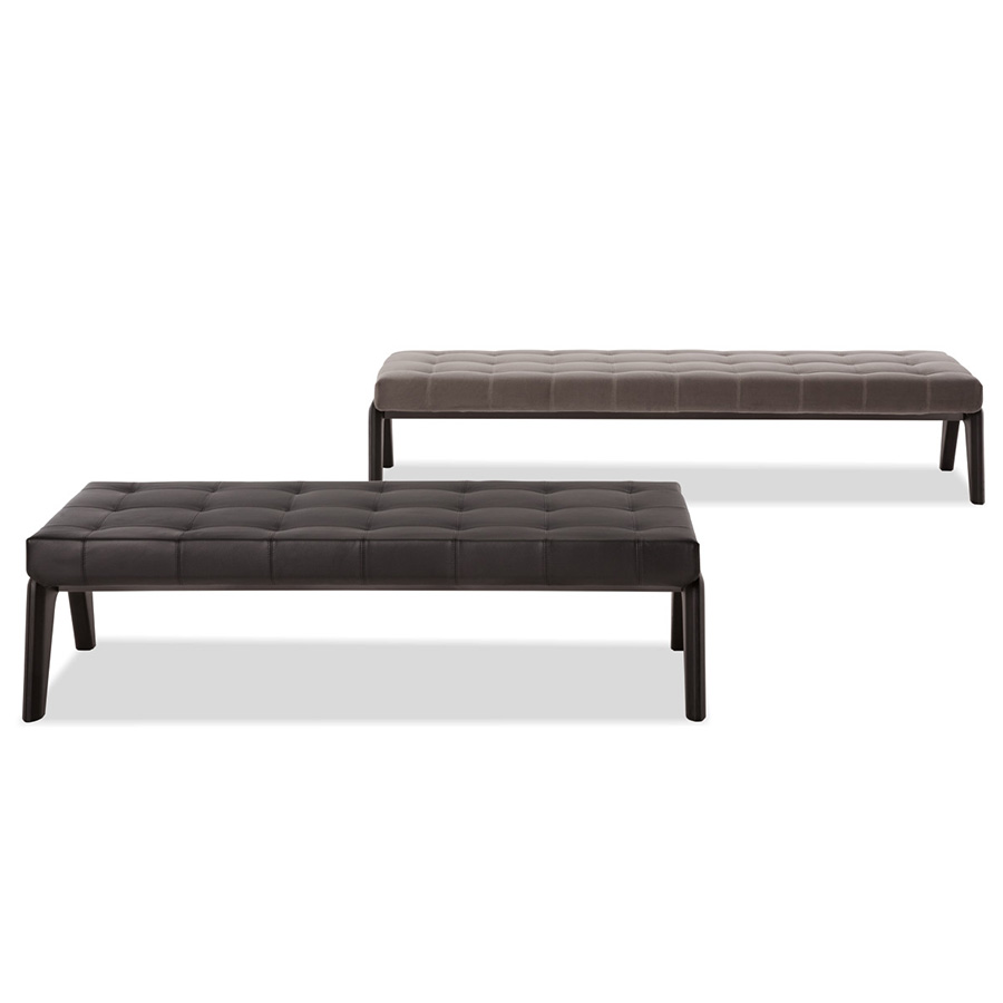 Minotti Kirk Bench Orange Skin