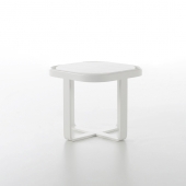 Mesa Baja Circular Flat Side Table